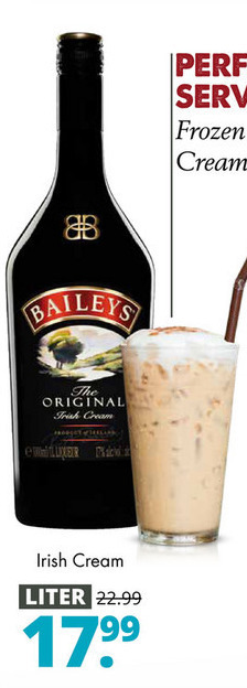 Baileys   likeur folder aanbieding bij  Mitra - details