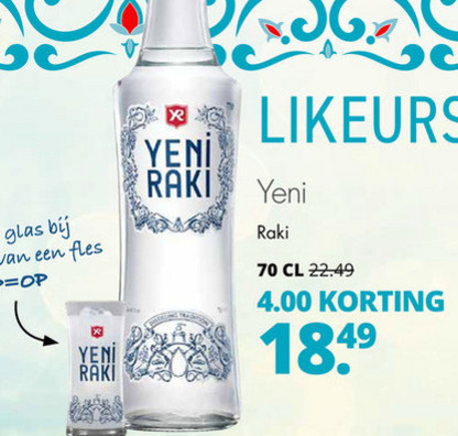 Yeni Raki   raki folder aanbieding bij  Mitra - details