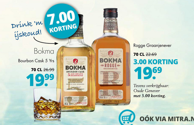 Bokma   jenever folder aanbieding bij  Mitra - details