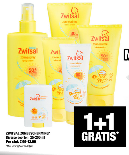 Zwitsal   aftersun, zonnebrandolie folder aanbieding bij  Big Bazar - details