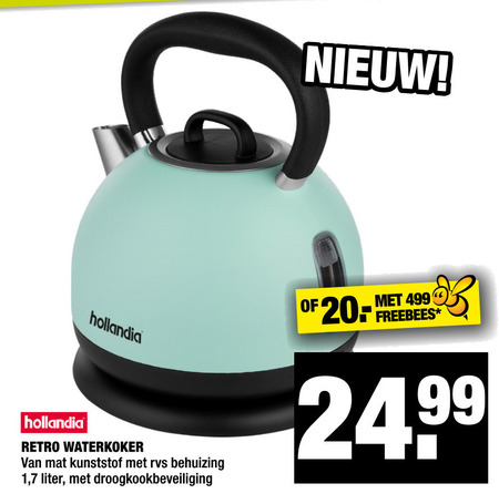 Hollandia   waterkoker folder aanbieding bij  Big Bazar - details