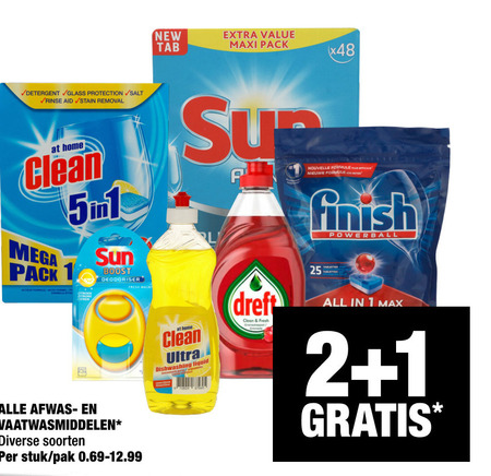 Sun   vaatwasmiddel, afwasmiddel folder aanbieding bij  Big Bazar - details