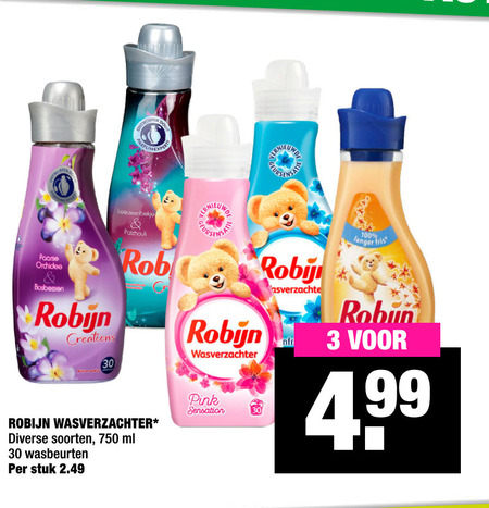 Robijn   wasverzachter folder aanbieding bij  Big Bazar - details