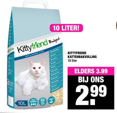 Kitty Friend   kattenbakvulling folder aanbieding bij  Big Bazar - details