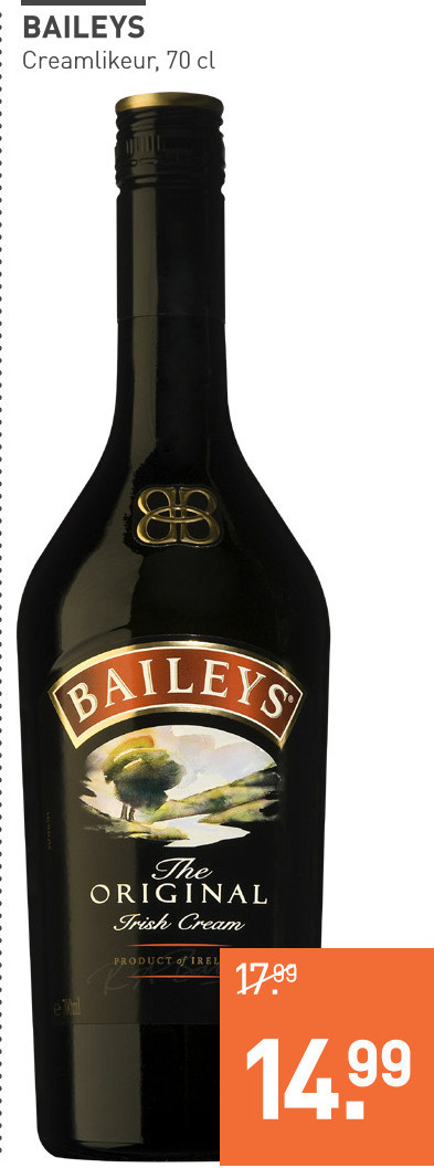 Baileys   likeur folder aanbieding bij  Gall & Gall - details