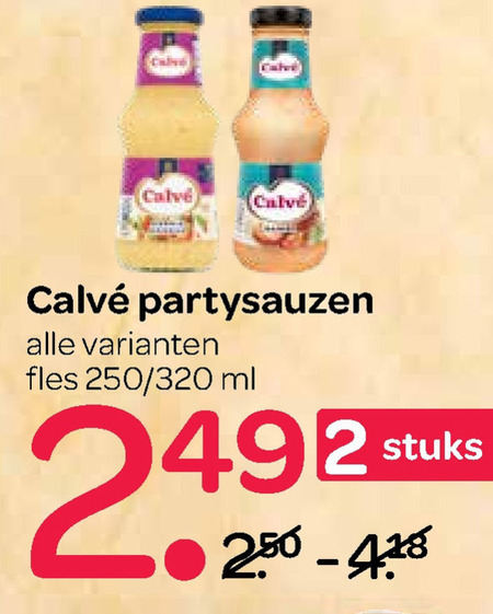 Calve   snacksaus folder aanbieding bij  Spar - details