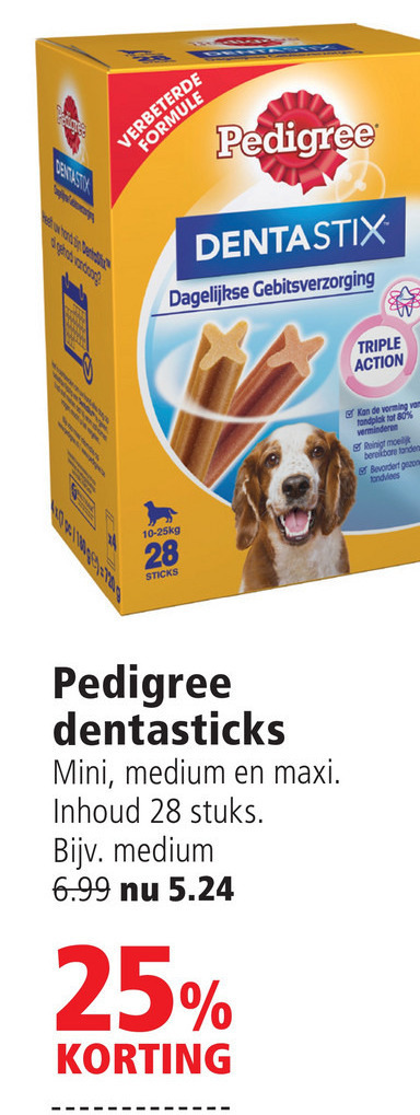 Pedigree Dentastix   hondensnacks folder aanbieding bij  Welkoop - details