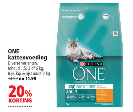 One   kattenvoer folder aanbieding bij  Welkoop - details