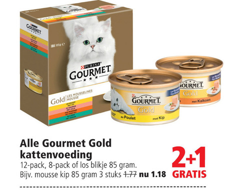 Gourmet   kattenvoer folder aanbieding bij  Welkoop - details