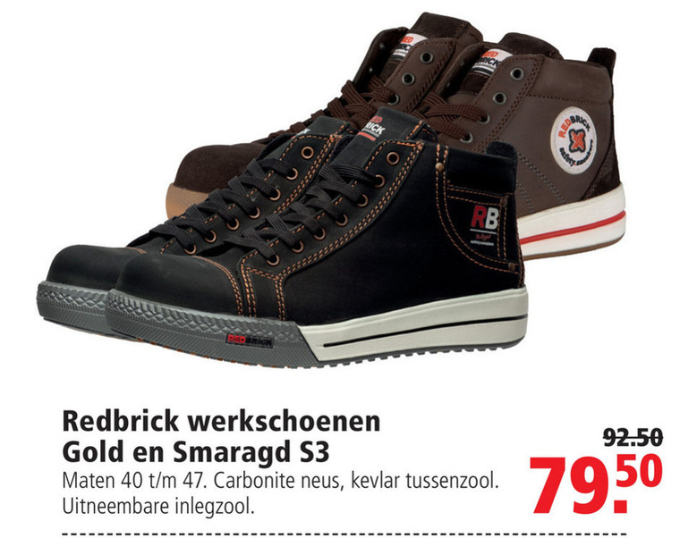 Redbrick   werkschoenen folder aanbieding bij  Welkoop - details