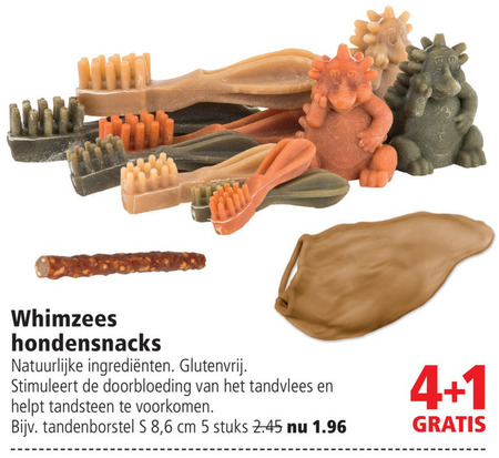 Whimzees   hondensnacks folder aanbieding bij  Welkoop - details