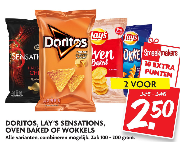 Lays   chips, zoutje folder aanbieding bij  Dekamarkt - details