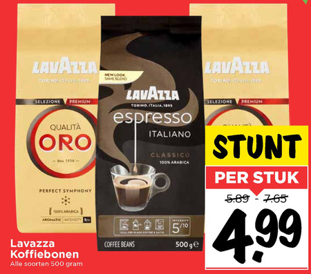 Lavazza   koffiebonen folder aanbieding bij  Vomar - details