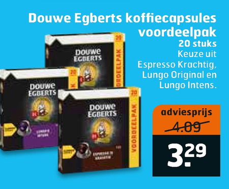 Douwe Egberts   koffiecups folder aanbieding bij  Trekpleister - details