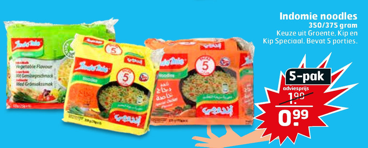 Indomie   noodles folder aanbieding bij  Trekpleister - details