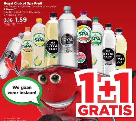 Royal Club   frisdrank, fruitdrank folder aanbieding bij  Plus - details