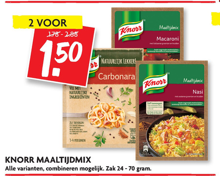 Knorr   maaltijdmix folder aanbieding bij  Dekamarkt - details