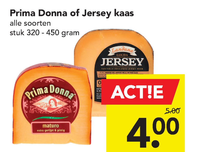 Jersey   kaas folder aanbieding bij  Deen - details