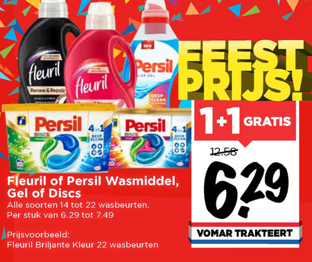 Persil   wasmiddel folder aanbieding bij  Vomar - details