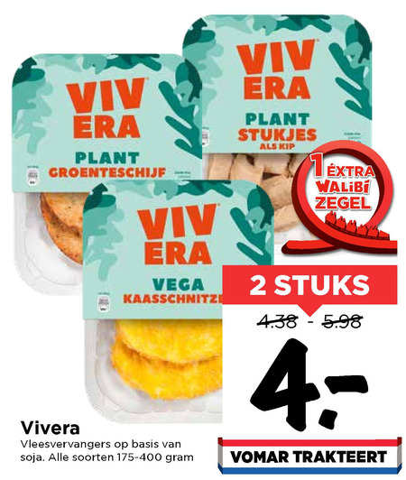 Vivera   vegetarisch folder aanbieding bij  Vomar - details