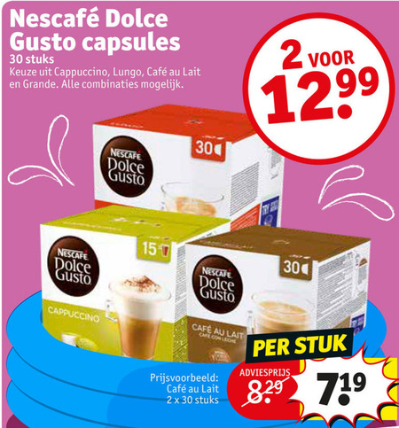 Nescafe   dolce gusto capsules folder aanbieding bij  Kruidvat - details