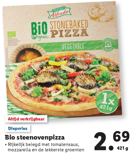 Trattoria Alfredo   diepvriespizza folder aanbieding bij  Lidl - details