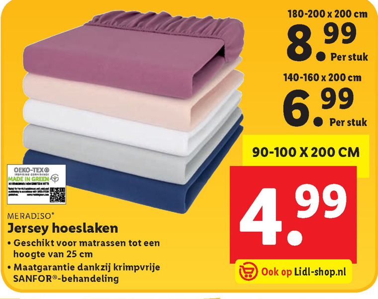 vermomming Contour slijm Meradiso hoeslaken folder aanbieding bij Lidl - details