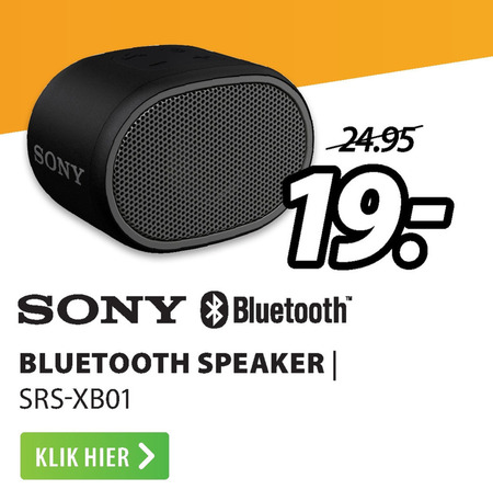 Sony   portable speakerset folder aanbieding bij  Expert - details