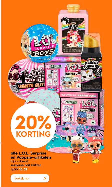 L.O.L. Surprise   poppetjes folder aanbieding bij  Blokker - details