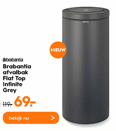 Brabantia   afvalemmer folder aanbieding bij  Blokker - details