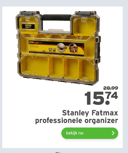 Stanley   assortimentsdoos folder aanbieding bij  Gamma - details