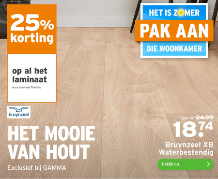 Alle merken   laminaat folder aanbieding bij  Gamma - details