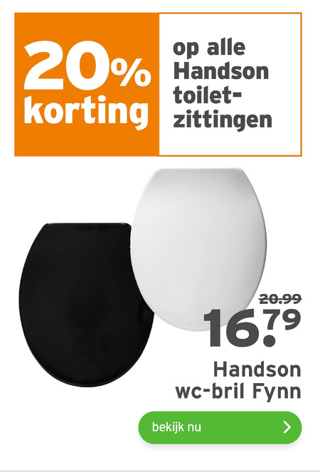 Handson   toiletzitting folder aanbieding bij  Gamma - details