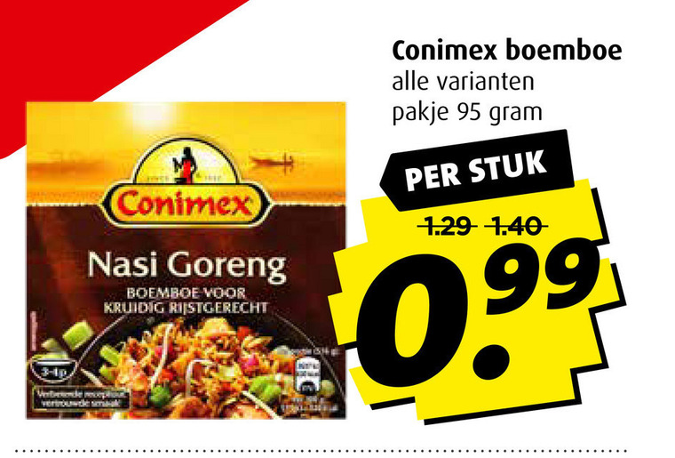 Conimex   boemboe folder aanbieding bij  Boni - details