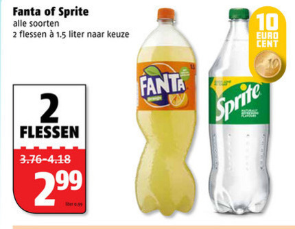 Fanta   frisdrank folder aanbieding bij  Poiesz - details