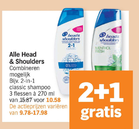 Head and Shoulders   shampoo folder aanbieding bij  Albert Heijn - details