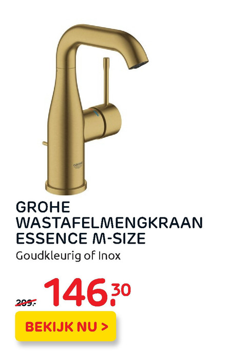 is genoeg Aanbod Grillig Grohe wastafelkraan folder aanbieding bij Praxis - details