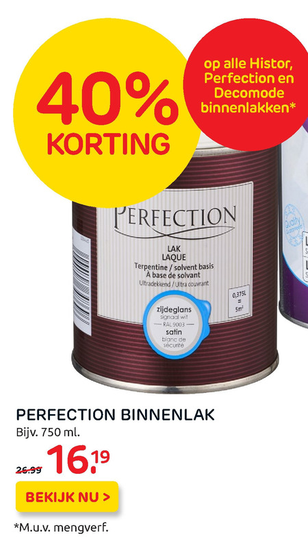 Perfection   lak folder aanbieding bij  Praxis - details