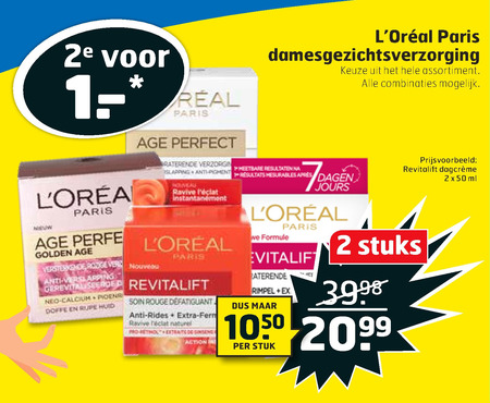 L Oreal   nachtcreme, gezichtsverzorging folder aanbieding bij  Trekpleister - details