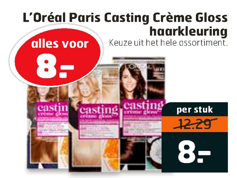 Casting Creme Gloss   haarkleuring folder aanbieding bij  Trekpleister - details