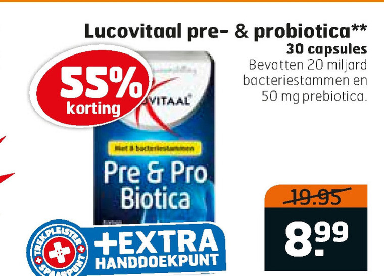 Lucovitaal   voedingssupplement folder aanbieding bij  Trekpleister - details