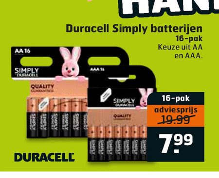 Duracell   batterij folder aanbieding bij  Trekpleister - details