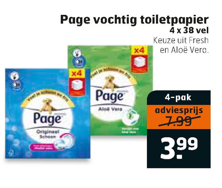 Page   vochtig toiletpapier folder aanbieding bij  Trekpleister - details