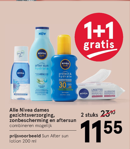 Nivea   nachtcreme, aftersun folder aanbieding bij  Etos - details