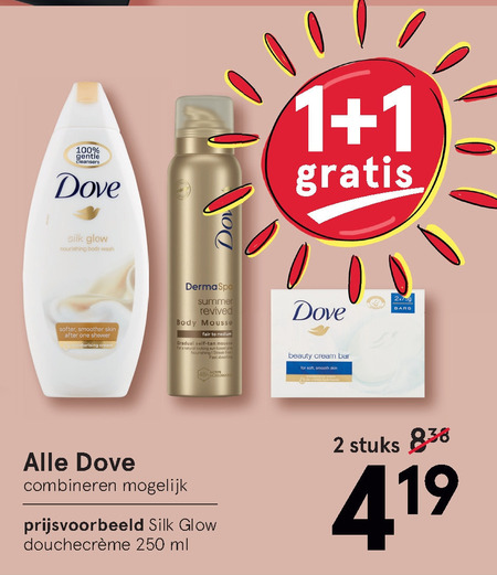 Dove   douchegel, bodylotion folder aanbieding bij  Etos - details