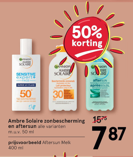 Ambre Solaire   zonnebrandolie, aftersun folder aanbieding bij  Etos - details