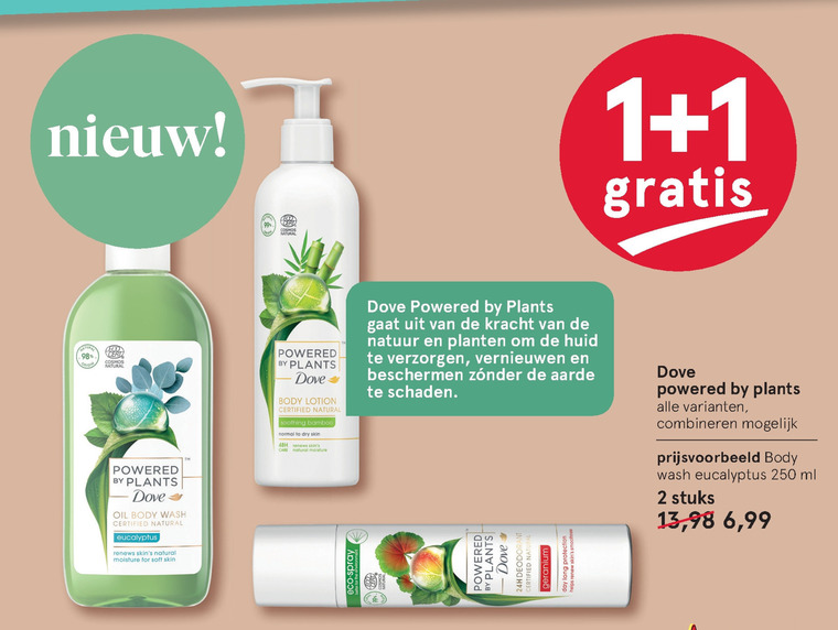 Dove   bodylotion folder aanbieding bij  Etos - details