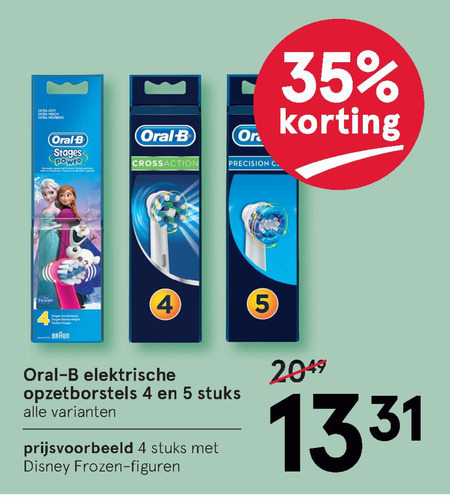 Ik heb het erkend bouw constante Braun Oral-B opzetborstel folder aanbieding bij Etos - details