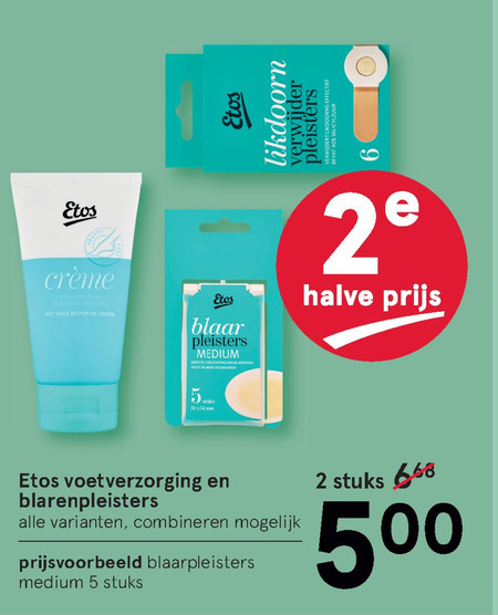 Etos Huismerk   blaarpleisters, voetverzorging folder aanbieding bij  Etos - details