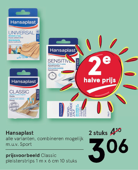 Hansaplast   voetverzorging, pleister folder aanbieding bij  Etos - details